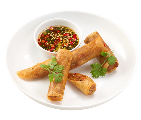 Crispy Red Curry Spring Rolls